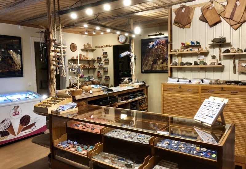 Souvenirs in the visitors’ centre