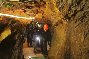 inside the mine